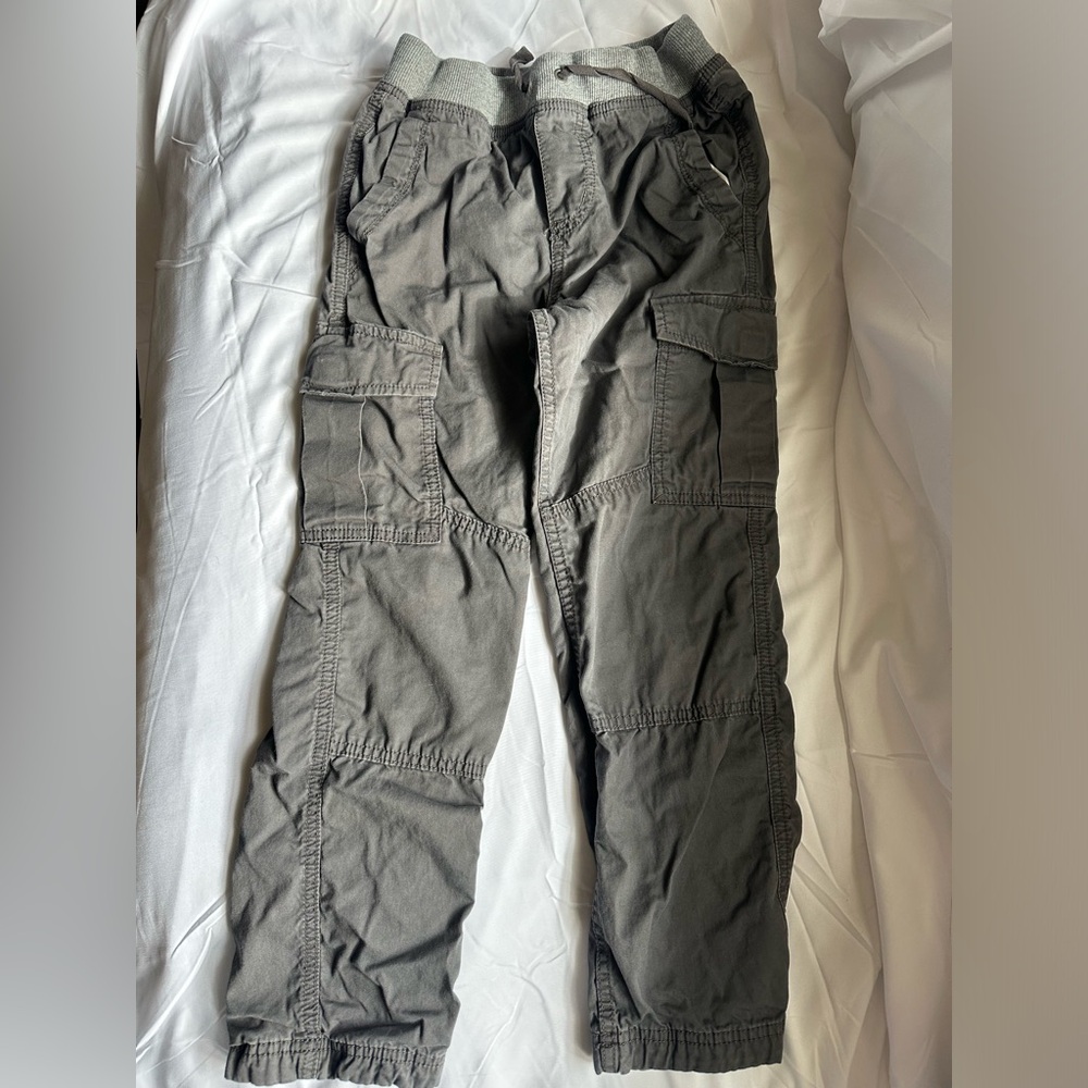 Double Knee Jersey Lined Relaxed Cargo Pants